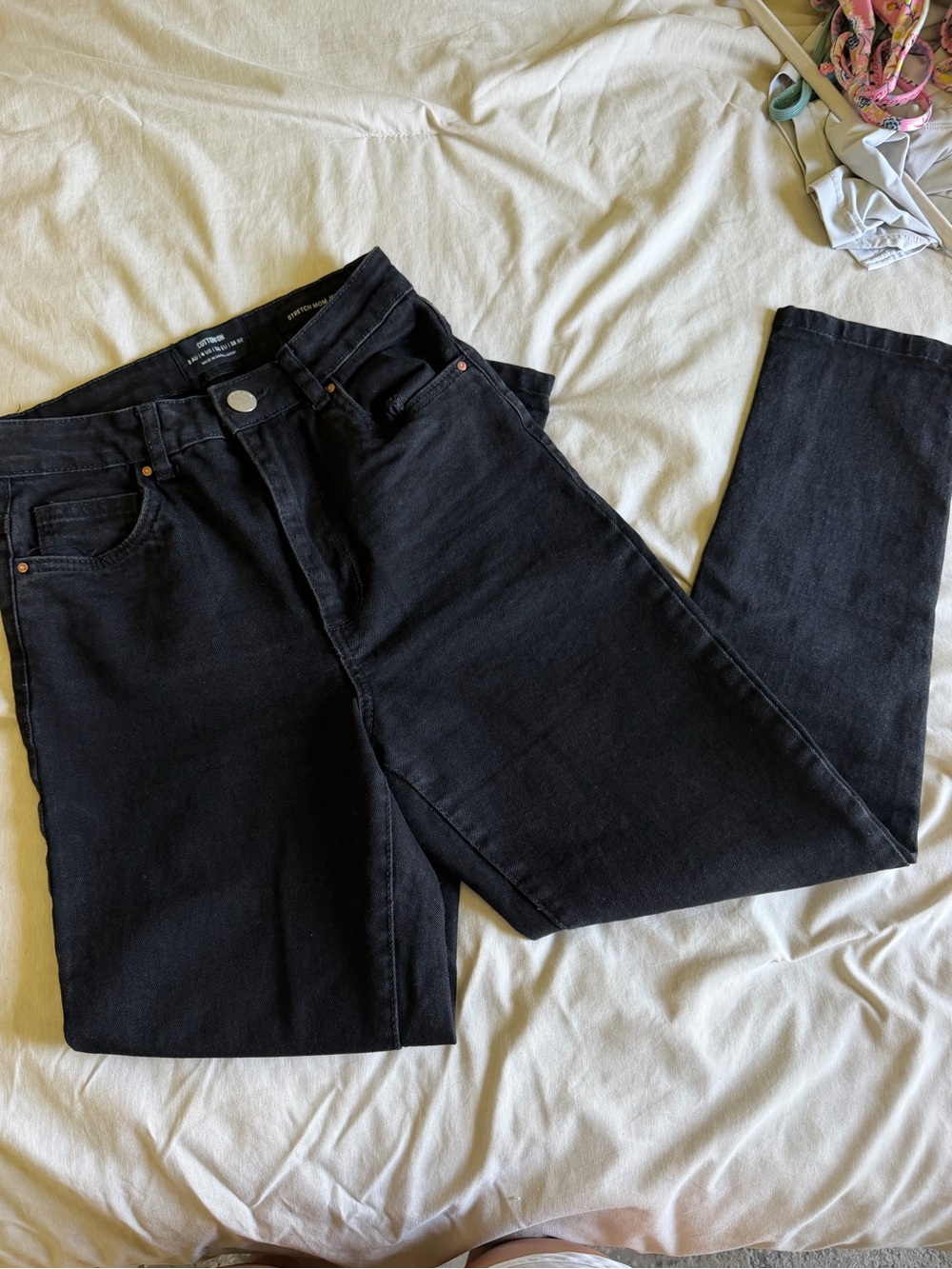 Cotton On Black Straight Leg Jeans